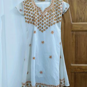 White Kurta Pant Set