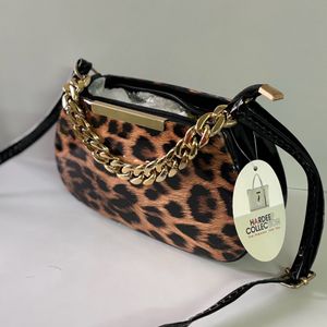 NEW BLACK TIGER PRINT BAG