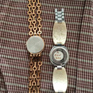 2 Beautiful Watches Not Working But Good Condition