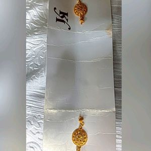 Gold Polish Earrings