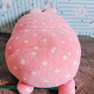 Pink Colour Cat Pillow Plushie