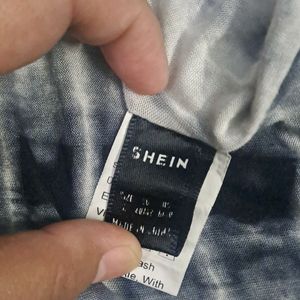 Shein Topstitching Crop