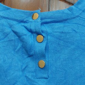 ZARA Powdered Blue Top