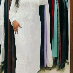 Malmal Chikankari Kurti🌷SALE🌷