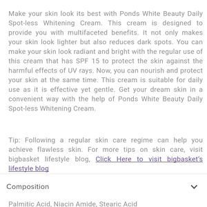 Pond's White Beauty Cream