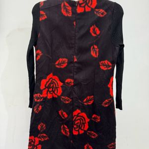 Ladies Flower Printed Top M