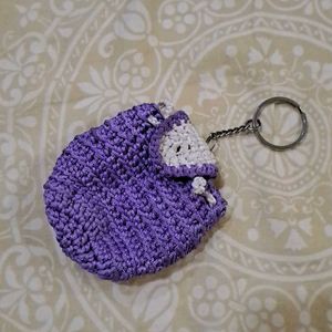 Its Crochet Keychain/coin Purse U Can Keep