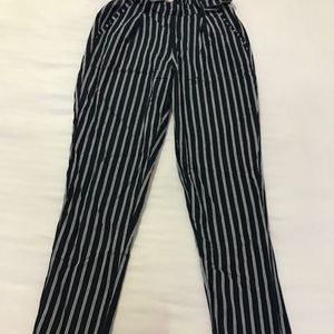 Blue&grey Striped Pant Waist 26/28