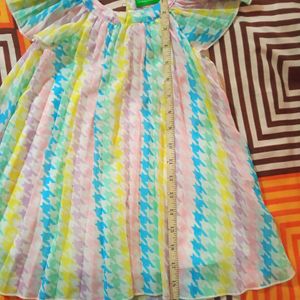 Girls Dress/top Multicolor Flare