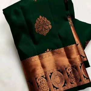 Green New Silk Saree