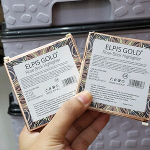 Pack Of 2 Elpis Gold Brick Highlighters