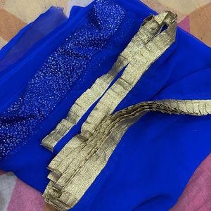 Navy Blue, Beautiful Saree