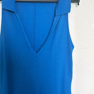 ZARA HALTER NECK MINI DRESS