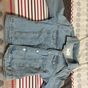 Blue Denim Jacket Size-s