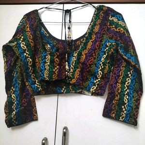 Silk Thread Woven Blouse