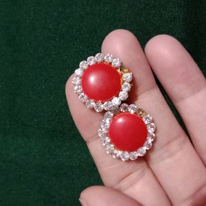 Red .Very Beautiful earring