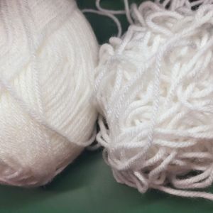 Crochet Wool White