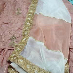 L Size Gown With Dupatta