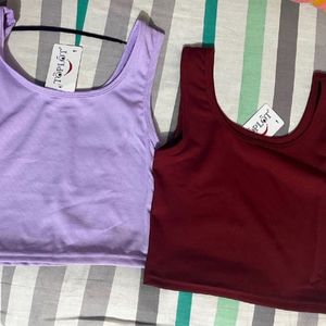 Women Crop Tank Top Girls Party Wear