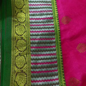 Magenta Green New Saree 💕