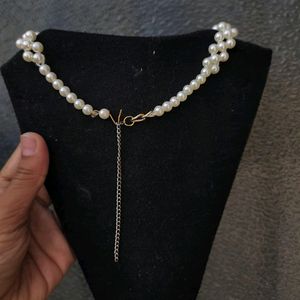 Pearl Choker & Bracelet