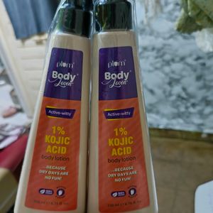 (Pack Of 2) Plum 1% Kojic Acid Body Lotion