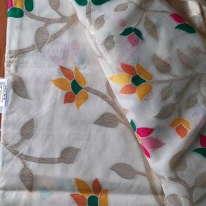 Trendy Lotus Weaving Handloom Saree. 11