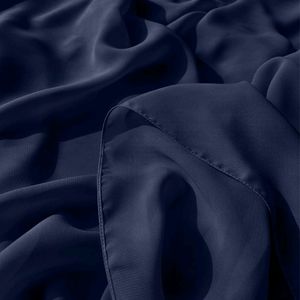 Navy blue chiffon hijab