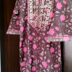 New UNUSED Kurta Palazzo Set With Gotta Patti Work