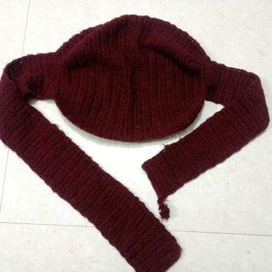 Women Wollen Knitted Scarf