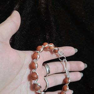 Natural Red Jasper Bracelet(New)