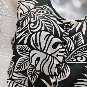 Printed Jumpsuit For Medium Size Women