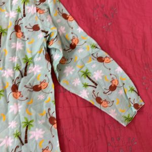 Kurta Pyjama - Monkey Print