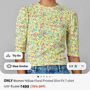 Printed Stretchable Top