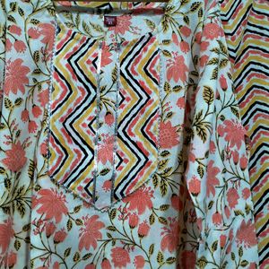 XL SIZE FLORAL PRINTED SUIT