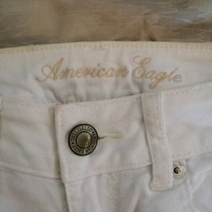 American Eagle White Shorts