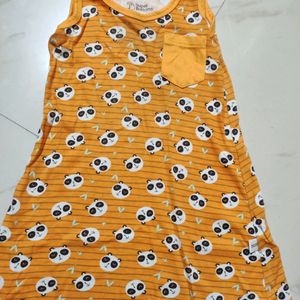 1-2 year A line dress for girl babies