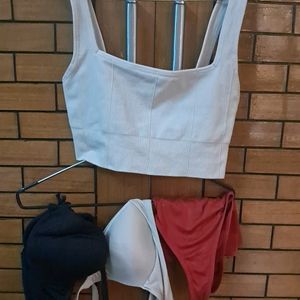 Combo Of Four Imported Fabric Bra