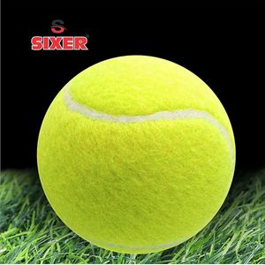 Light Yellow Colour Sixer Tennis Ball Pack Of 1