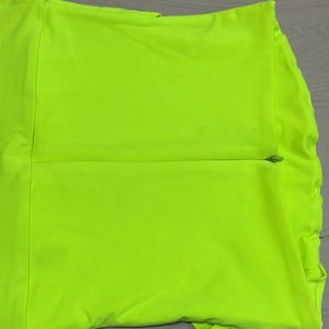 Neon Green Mini Dress - XS SIZE