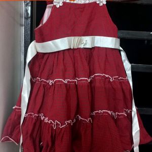 Elegant Cotton  Baby Frock