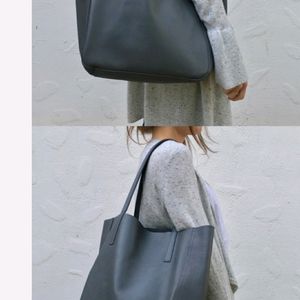 GREY TOTE BAG