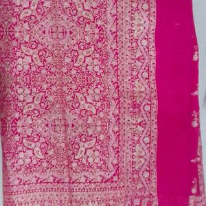 Beautiful Pink Colour Saree