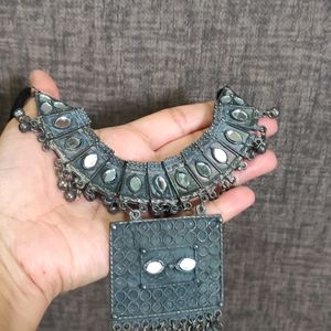 Black Oxidized Ghungaroo Choker