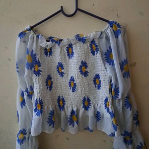 Blue Pinteresty Top