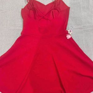 Red Skater Dress