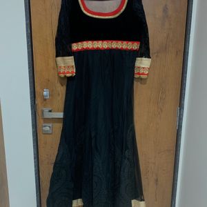 Black Anarkali Kurta