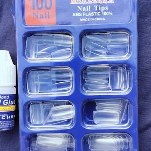 Transparent Artificial Fake Nail