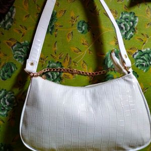 Myntra White Shoulder Bag Purse Sling New Unused