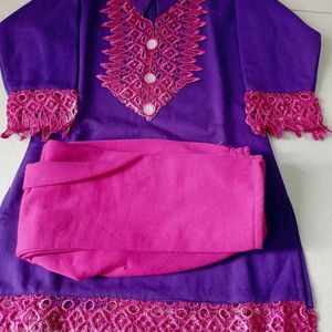 Kids Woolen Kurta Pent Set